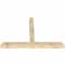 Ekena Millwork Portland Rough Sawn Timber Gable Bracket, Douglas Fir, 84"W x 56"H x 6"D x 6"F, 16/12 Pitch GBW084X56X0606POR00RDF - alternate 5